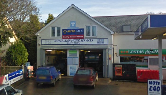 Garage hit by vandals in Hatherleigh