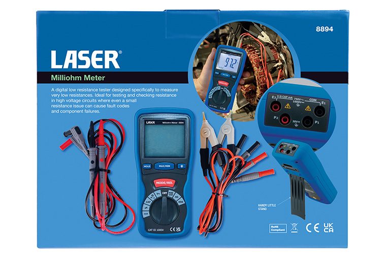 Laser Tools launches high-precision milliohm meter
