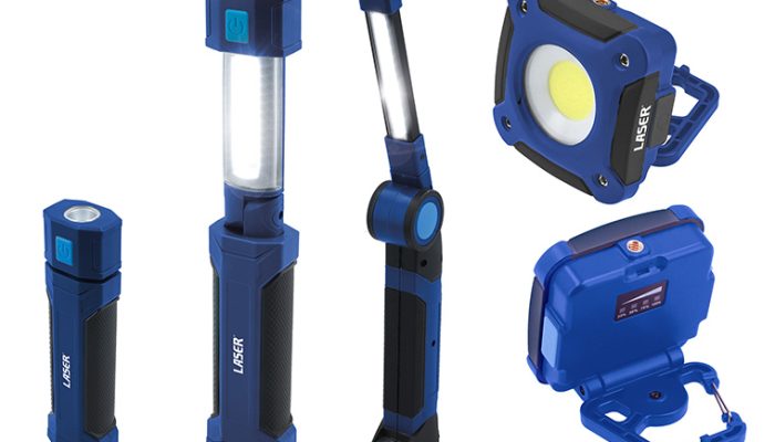 Laser Tools adds to lighting range with new rechargeable work lamps