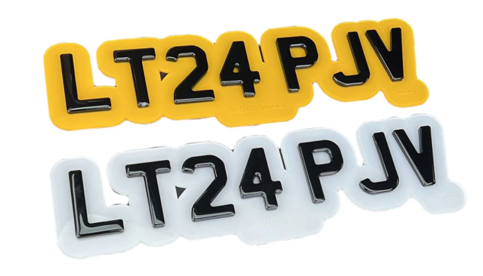 Bubble contour number plates, would you pass them?