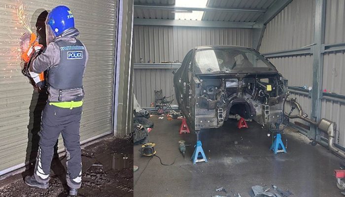 Police uncover stolen car dismantling operation in Wickford