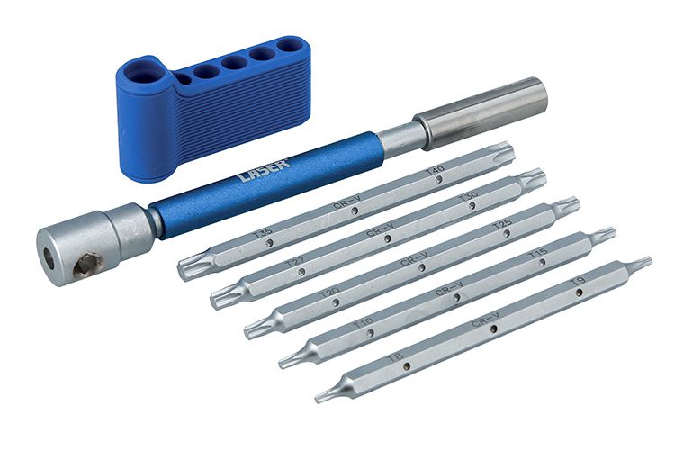 Laser Tools launch Interchangeable 3-Way T-Handle Spinner Bit Sets