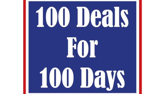 Hickleys Celebrates 100 Years with 100 Deals for 100 Days