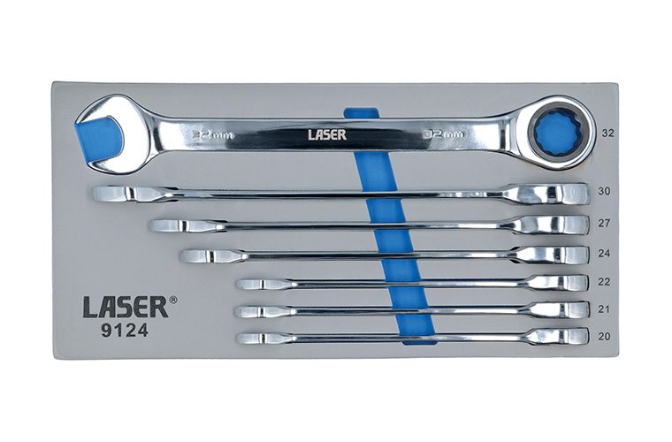 Laser Tools introduces 5° Ratchet Ring Spanner Set (20–32 mm) for tight spaces