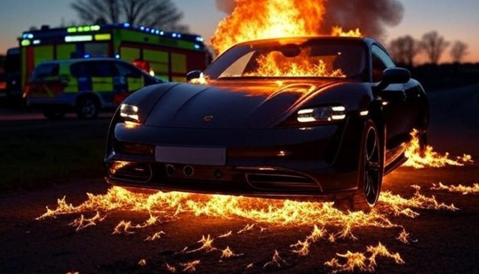 Porsche pauses some Taycan sales amidst battery fire concerns