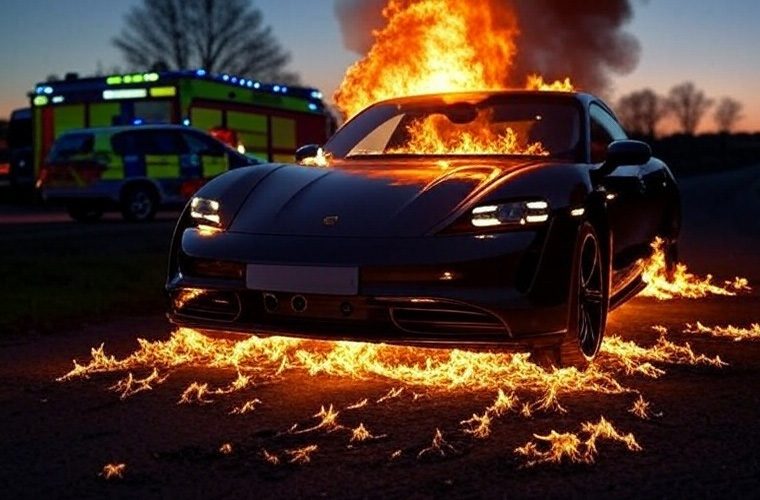 Porsche pauses some Taycan sales amidst battery fire concerns