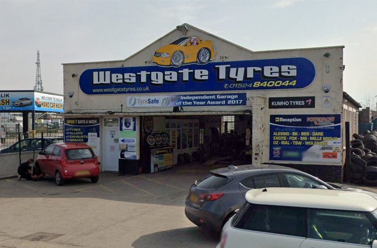 Morecambe garage assists after stolen car spiked in Police chase