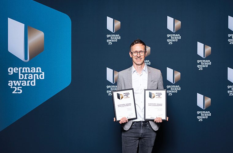 MANN-FILTER achieves double success at German Brand Award 2025