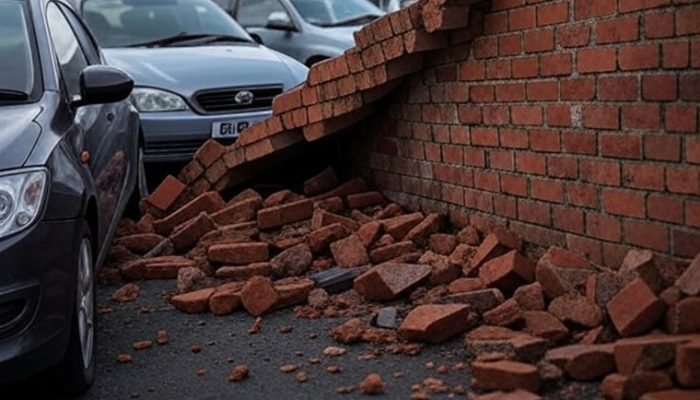 Car dealer faces potential closure after wall collapse causes £120k damage