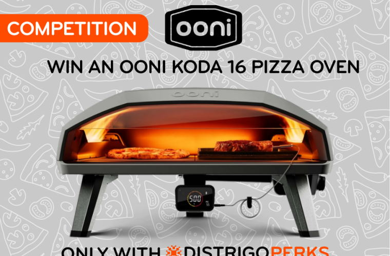 Your Chance to Win an Ooni Koda 16 Pizza Oven with DISTRIGO PERKS