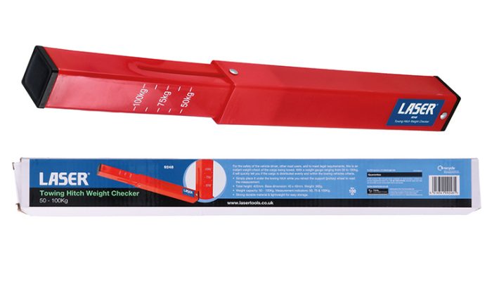 Stay safe and legal with New Laser Tools Towing Hitch Weight Checker