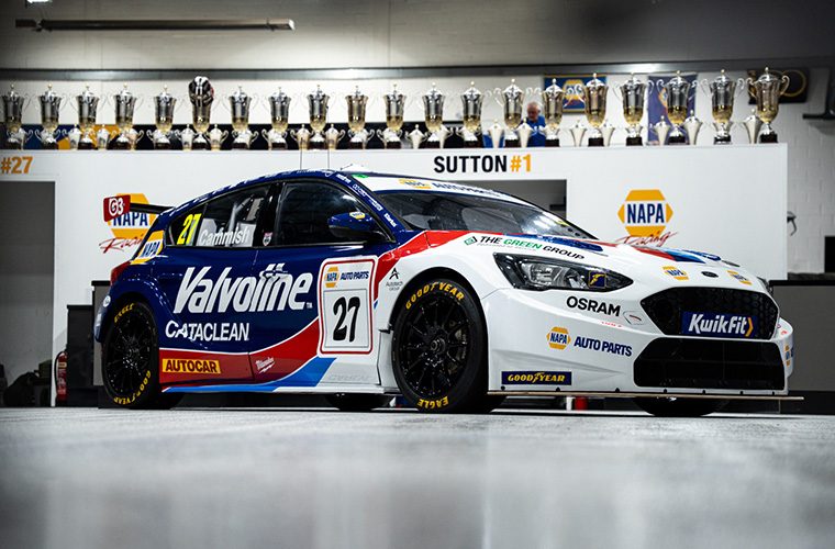 NAPA Racing UK celebrates Valvoline with retro livery
