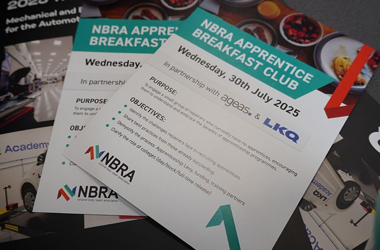 NBRA, Ageas UK and LKQ launch Apprentice Breakfast Club