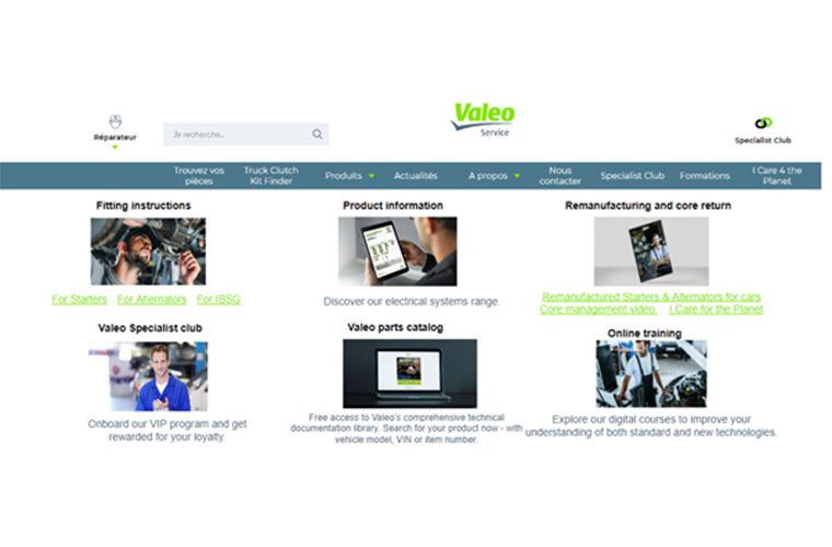 Valeo replaces paper instructions with QR codes