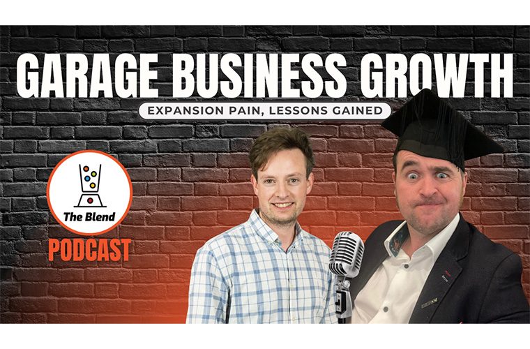 Dean Lomas talks garage growth, cash flow, and apprenticeships on The Blend Podcast
