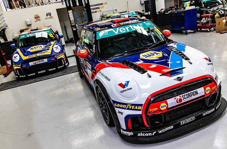 NAPA Racing UK to run iconic Valvoline livery on MINI Challenge car
