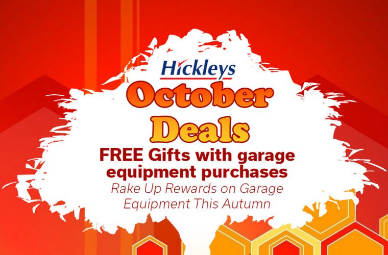 Hickleys offers free gifts with lift and tyre equipment purchases