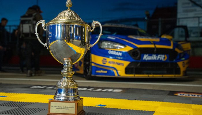 OSRAM congratulates NAPA Racing UK on securing 2025 BTCC Teams’ Championship