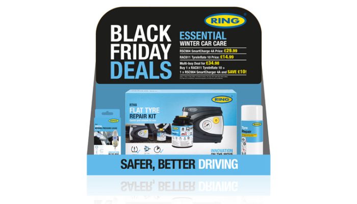 Ring and LKQ Euro Car Parts promote tyre safety with new display unit