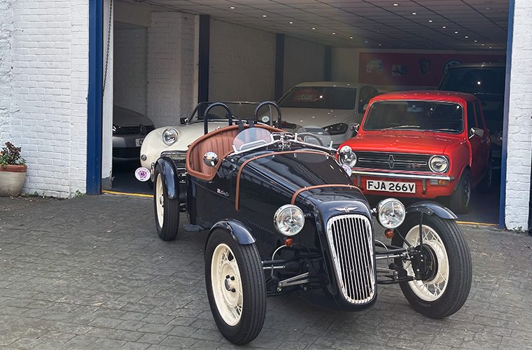 The Austin Motor Company names its first UK dealer partner