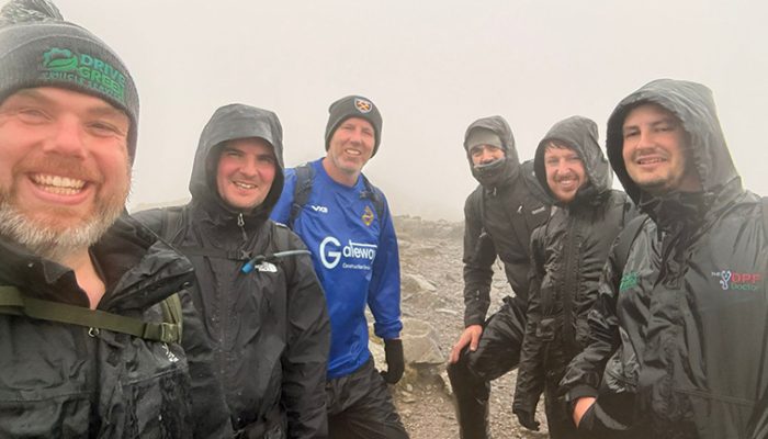 Storm Amy postpones Blend’s Snowdon hike
