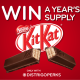 Your chance to win a year’s supply of Kit Kats with DISTRIGO PERKS